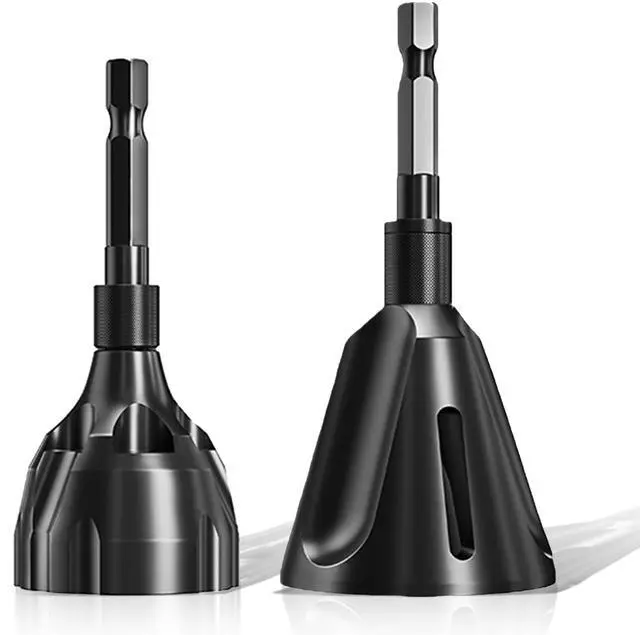 Main image of 2PCS YG8 Tungsten Carbide Deburr Chamfer Bits 1/4" Hex Shank, Fits 1/8-3/4" | Durable Carbide Blade External Chamfer Tool Set, Works on Metals, Plastic, Wood, Repair Damaged Bolts, Not FOR HAMMER