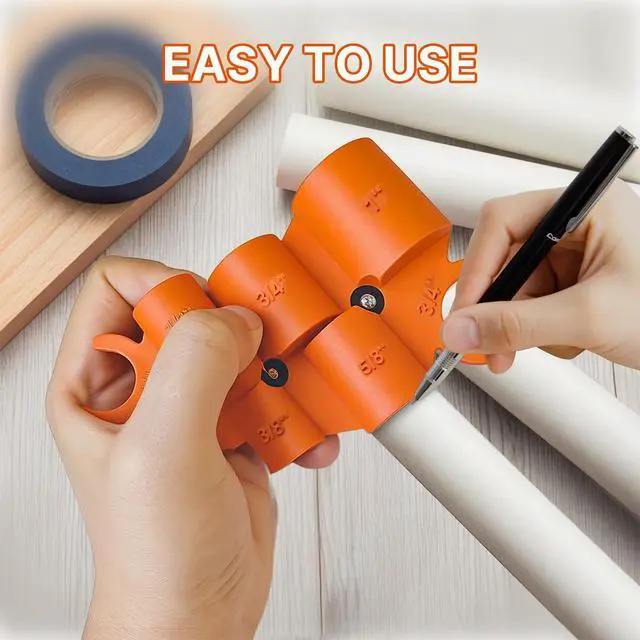 Alt view image 7 of 7 - Pipe Deburring Tool Kit, 1/4'' to 1'' Adjustable, Inner/Outer Reamer for PVC, PPR, Brass, CPVC, PE-RT, Aluminum Tubing, Perfect for Precise Chamfering and Smoothing