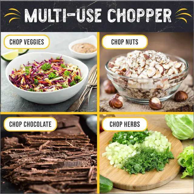 Alt view image 5 of 7 - Salad Chopper Tool - Mezzaluna Knife, Stainless Steel Blade | Stainless steel rocker knife; chops herbs, lettuce, salad, nuts, vegetables; blade cover included; dishwasher safe