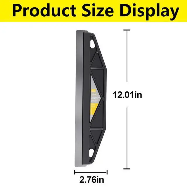 Alt view image 7 of 7 - 12-Inch Paint Edger & Trim Guard, Stainless Steel Straight Edge Tool | Painters Tape Alternative, Creates Crisp, Clean Pro-Grade Lines On Walls & Ceilings
