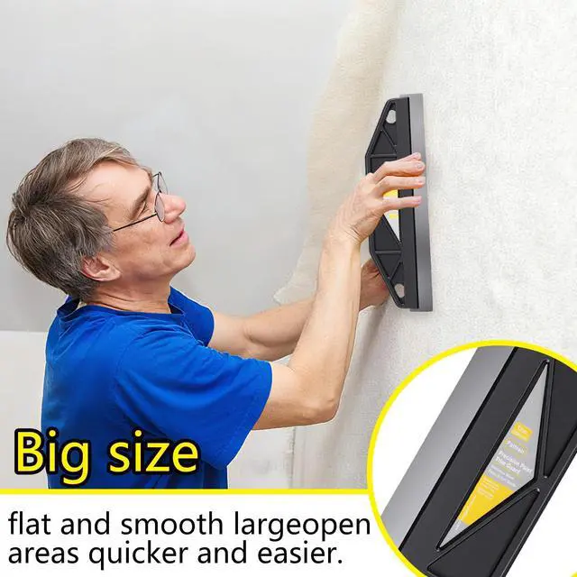 Alt view image 5 of 7 - 12-Inch Paint Edger & Trim Guard, Stainless Steel Straight Edge Tool | Painters Tape Alternative, Creates Crisp, Clean Pro-Grade Lines On Walls & Ceilings