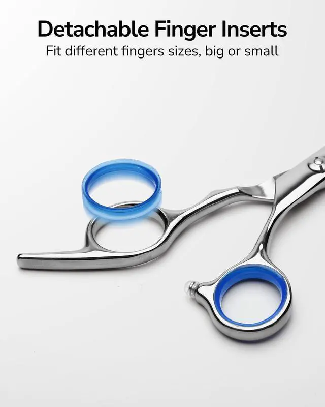 Alt view image 6 of 7 - Hair Thinning Scissors ULG Professional Barbers Texturizing Teeth Shears for Hairdressing, Salon and Home Use Thinning Shears for Hair Cutting, Made of Japanese Stainless Steel, 6.5 inch
