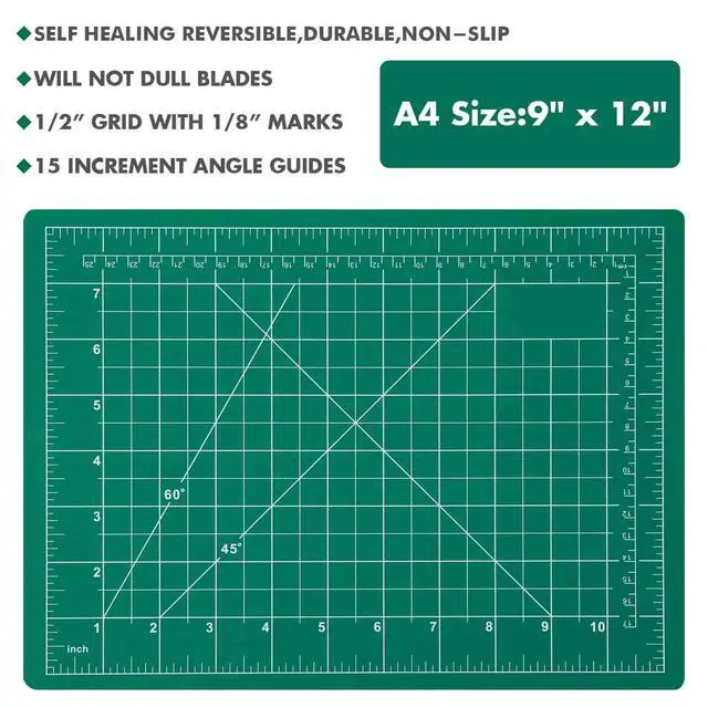 Alt view image 5 of 7 - Craft Knife Precision Cutter and Self Healing Cutting Craft Mat Hobby Knife Set with 30 PCS Knife for Art Hobby Craft Scrapbooking Stencil
