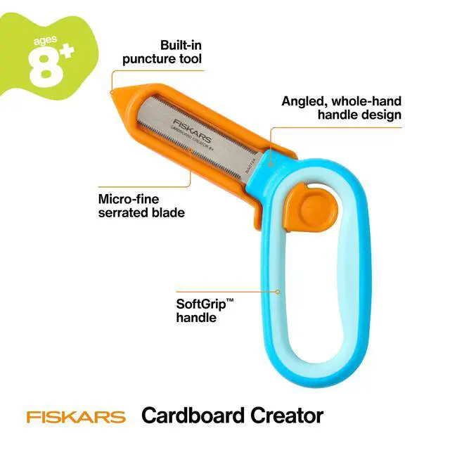 Alt view image 7 of 7 - 5" Kids Cardboard Creator, Safer Cardboard Cutting Tool
