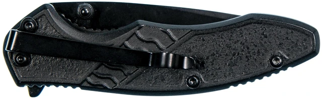 Alt view image 2 of 4 - Smith & Wesson M&P Bodyguard 6.5in Stainless Steel Folding Knife with 2.75in Clip Point Blade and Nylon Handle for Outdoor, Tactical, Survival and EDC, Multicolor,Black