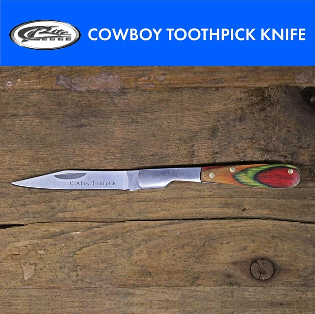 Alt view image 3 of 3 - Supplies 212071-CB Cowboy Toothpick Knife