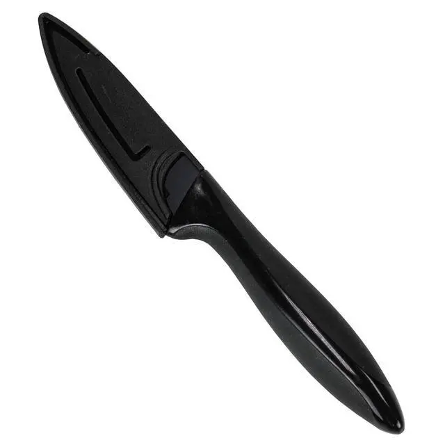 Alt view image 5 of 6 - Premium Paring Knife with Sheath, 3 inch Blade 8 inches in Length, Black