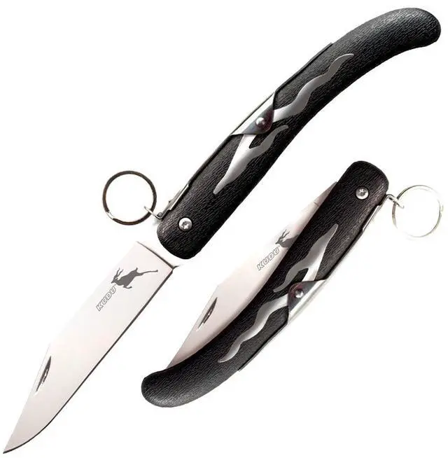 Main image of Kudu 4.25" 5Cr15MoV Steel Clip Point Razor-Sharp Blade 5.75" Zy-Ex Handle Everyday Carry Folding Knife w/Ring Lock