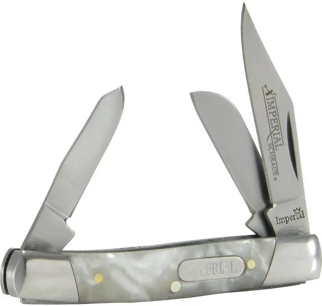 Main image of Schrade IMP14L Stainless Steel Large 3 Blade Pocket Knife