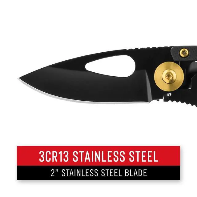 Alt view image 3 of 7 - FX200 2 in. Stainless Steel Blade Pocket Knife with Money Clip