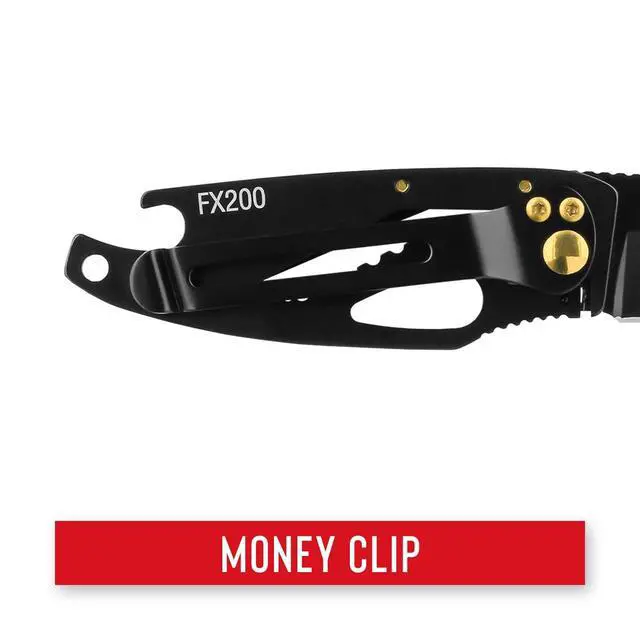 Alt view image 5 of 7 - FX200 2 in. Stainless Steel Blade Pocket Knife with Money Clip