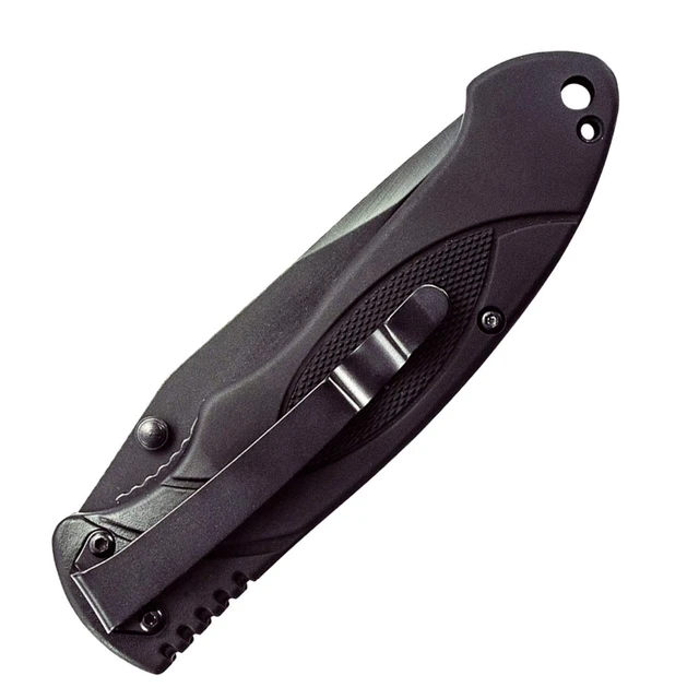 Alt view image 2 of 2 - Extreme Ops SWA25 7.8in High Carbon S.S. Folding Knife with 3.3in Clip Point Blade and Aluminum Handle for Outdoor, Tactical, Survival and EDC