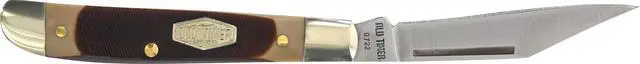 Alt view image 3 of 6 - 12OT Pal Traditional Folding Pocket Knife with 2.2in High Carbon Stainless Steel Blade, Sawcut Handle, and Convenient Size for EDC, Whittling, Camping, Hunting, General Use, and Outdoors