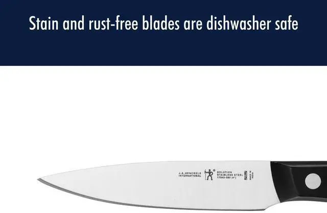 Alt view image 7 of 7 - Solution 4-Inch Paring Knife, Razor-Sharp, German Engineered | Informed by 100+ Years of Mastery. Dishwasher safe, Comfortable Grip. Great for Peeling, Coring and Slicing.