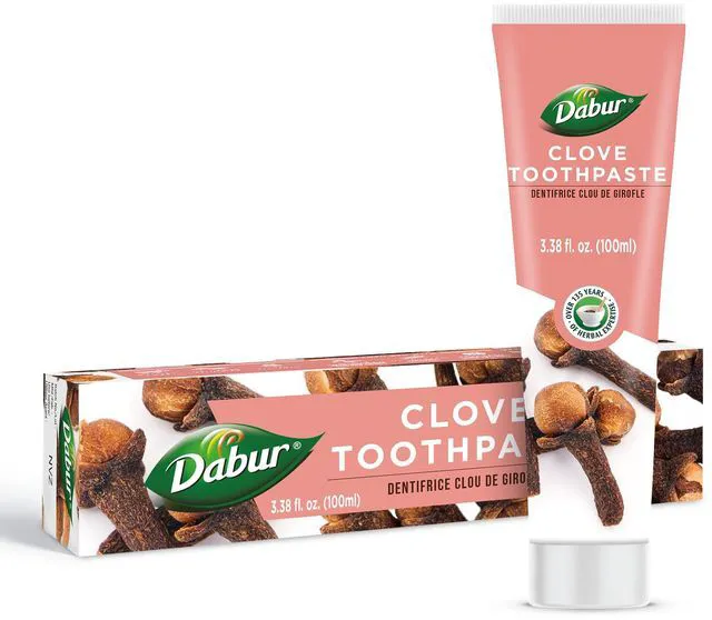 Main image of Clove Toothpaste - Fluoride Free Toothpaste for Fresh Breath - 100ml | Clove Toothpaste Fluoride Free & Cavity Protection, Freshens Breath Naturally, Herbal Toothpaste for Stronger Teeth & Gums