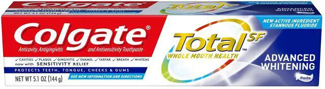 Main image of Total Whitening Toothpaste, Advanced Whitening, 5.1 Ounce