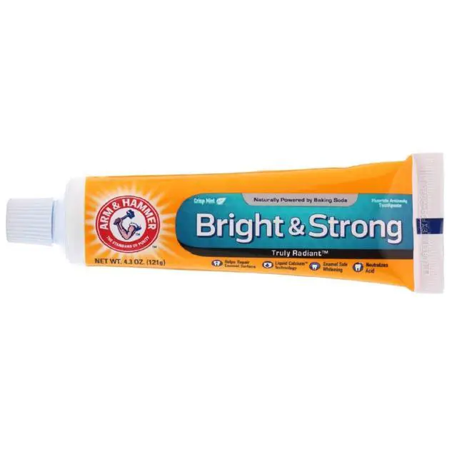 Alt view image 6 of 7 - Truly Radiant Bright & Strong Fluoride Anticavity Toothpaste Fresh Mint 4.3 oz