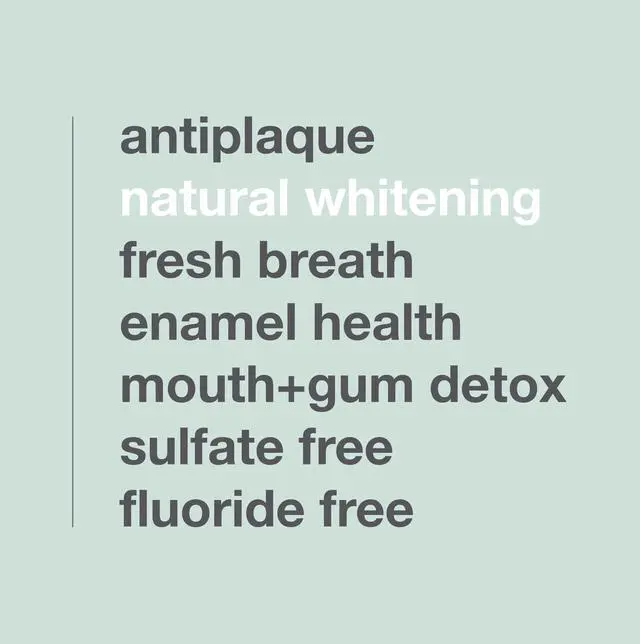 Alt view image 4 of 7 - Charcoal Toothpaste Whitening SLS Free Enamel Safe Peppermint 5.25oz | Antiplaque Protection, Fluoride Free Formula, Packaged in a Recyclable Metal Tube for Less Plastic Waste
