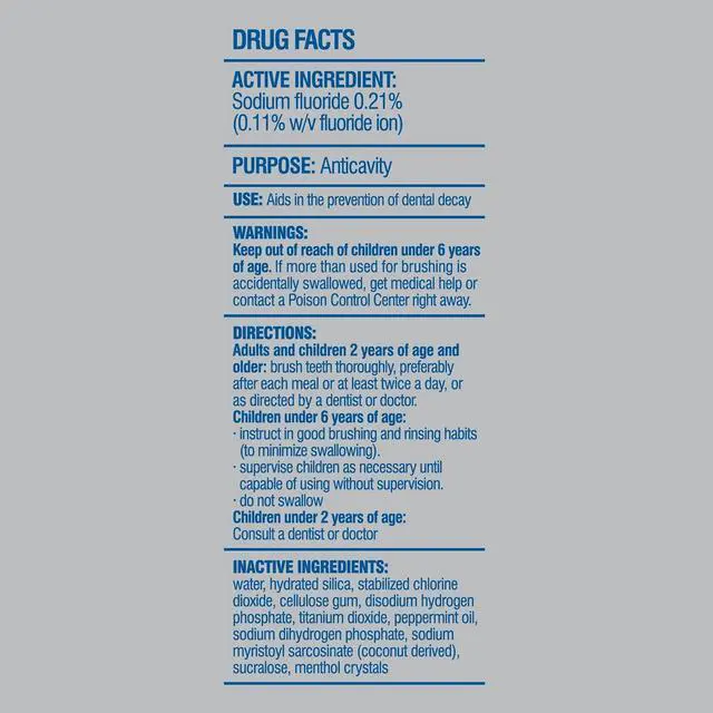 Alt view image 3 of 7 - Silver Fluoride Toothpaste for Adults 55+, Travel Size, 2-Pack | 3.4 oz toothpaste, gentle mint, TSA compliant, pH balanced, enamel protection, sulfate free, oral hygiene