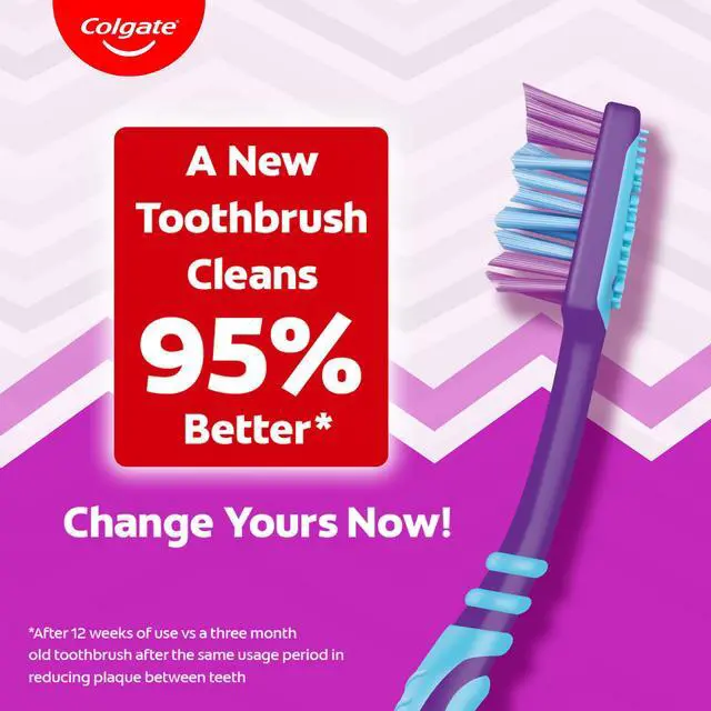 Alt view image 7 of 7 - ZigZag Toothbrush for Deep Inter dental Clean with multi angle zig zag bristles (Medium, Pack of 6)