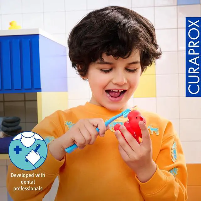Alt view image 4 of 7 - CS Kids Toothbrush for Ages 4-12, Random Color, Single Pack | Dentist Recommended, Ultra-Soft Filaments, Gentle to Gums, Swiss Oral Care