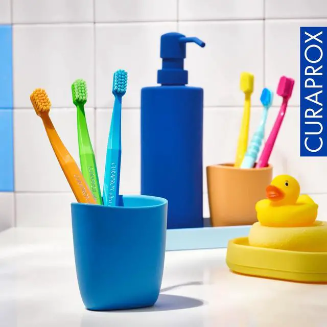 Alt view image 6 of 7 - CS Kids Toothbrush for Ages 4-12, Random Color, Single Pack | Dentist Recommended, Ultra-Soft Filaments, Gentle to Gums, Swiss Oral Care
