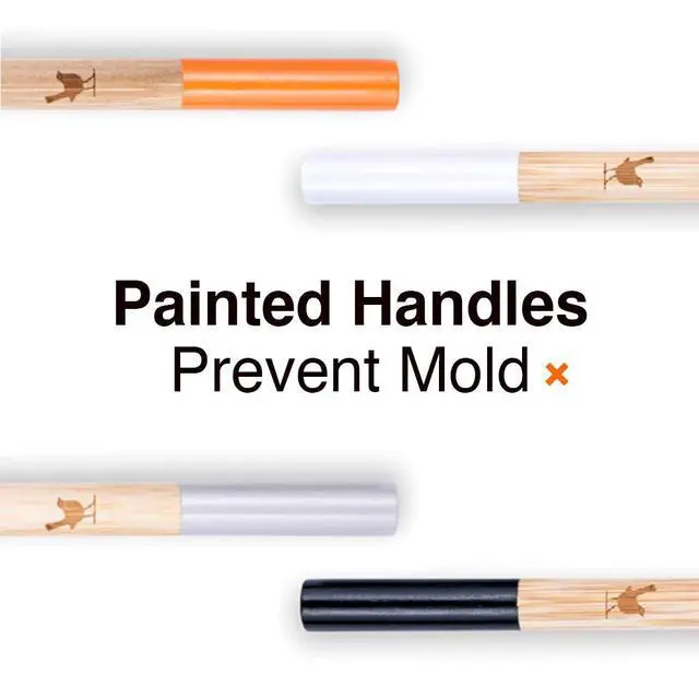 Alt view image 4 of 7 - Bamboo Toothbrush with Soft Charcoal Infused Bristles | Set of 4