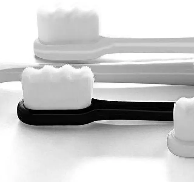 Main image of Extra Soft Toothbrush for Sensitive Gums, Manual Toothbrush with 8 Tubes of 10000 Soft Floss Bristle for Gum Care, Protect Fragile Gums Good Cleaning Effect (2)