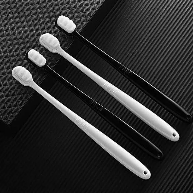 Alt view image 3 of 5 - Extra Soft Toothbrush for Sensitive Gums, Manual Toothbrush with 8 Tubes of 10000 Soft Floss Bristle for Gum Care, Protect Fragile Gums Good Cleaning Effect (2)