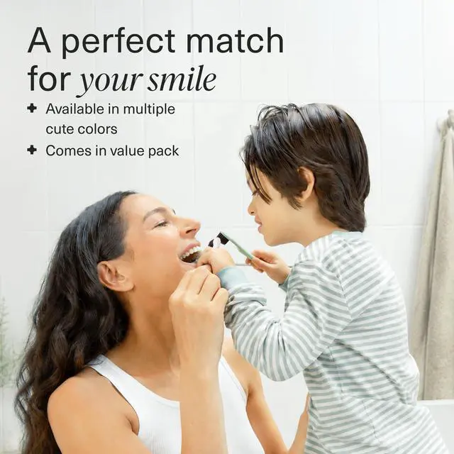 Alt view image 6 of 7 - Classic Soft Bristle Manual Toothbrush - Activated Charcoal | Tapered Bristles for Sensitive Gums - BPA-Free Adult and Kids Care - Travel Cap Included - Bioplastic Handle - White, 1Pk