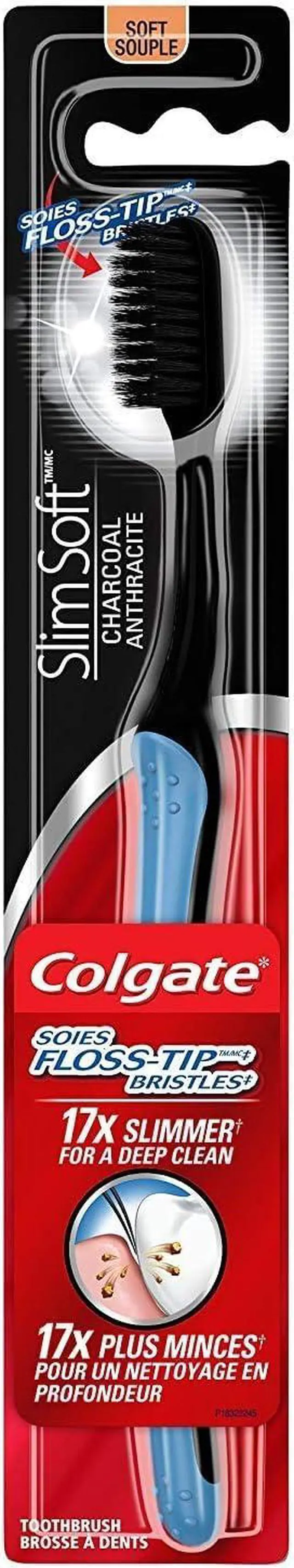 Alt view image 3 of 6 - Slimsoft Charcoal Toothbrush | Combo Pack of 4