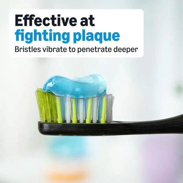 Alt view image 3 of 5 - Soft Toothbrushes for Adults - Pulsating Deep Cleaning with Soft Bristles, 2 Count, Assorted Colors, Packaging May Vary