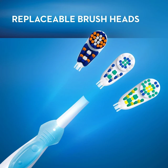 Alt view image 5 of 7 - Deep Clean Battery Powered Toothbrush Replacement Brush Heads Refill, Soft, 2 Count