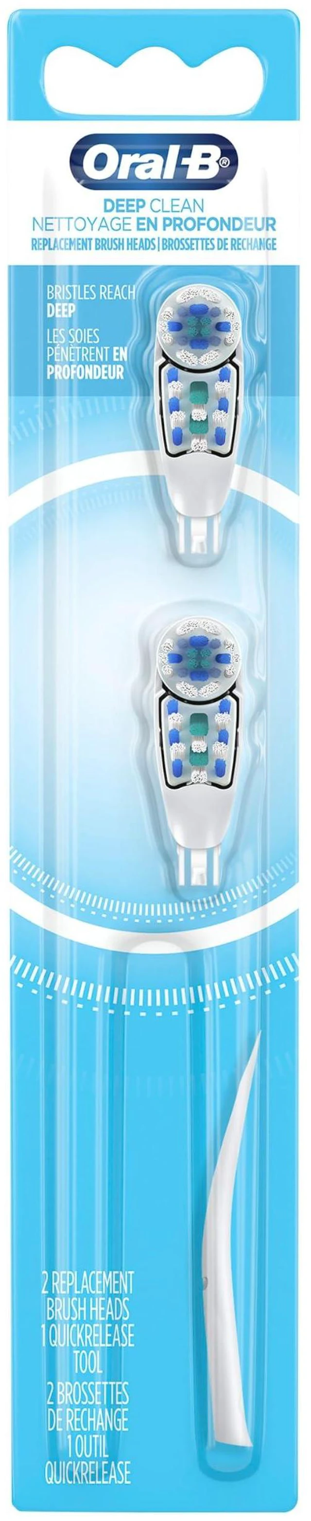 Alt view image 6 of 7 - Deep Clean Battery Powered Toothbrush Replacement Brush Heads Refill, Soft, 2 Count