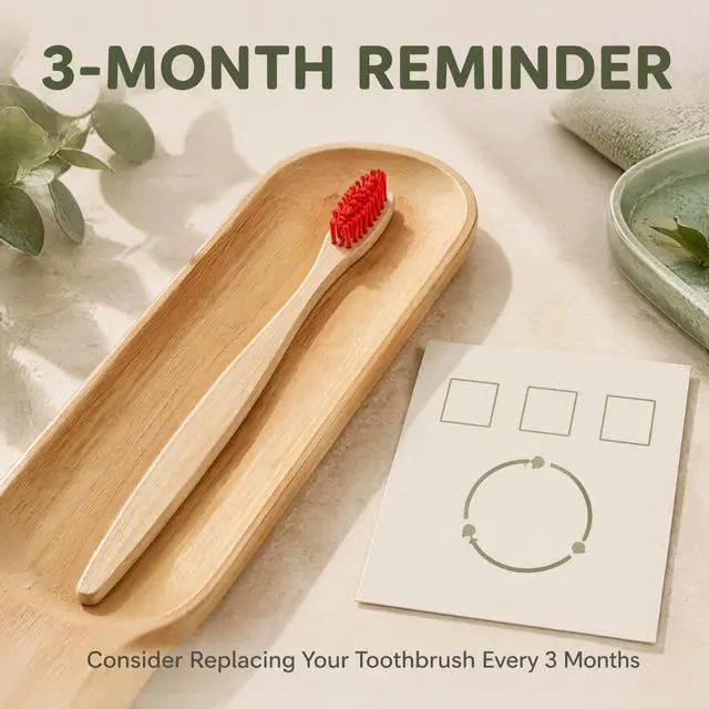 Alt view image 6 of 7 - 10 Vibrant Colors Bamboo Toothbrushes | BPA Free Soft Bristles Toothbrushes | Biodegradable & Compostable Eco-Friendly Toothbrushes | Natural Wooden Toothbrush - 100% Recycled Packaging