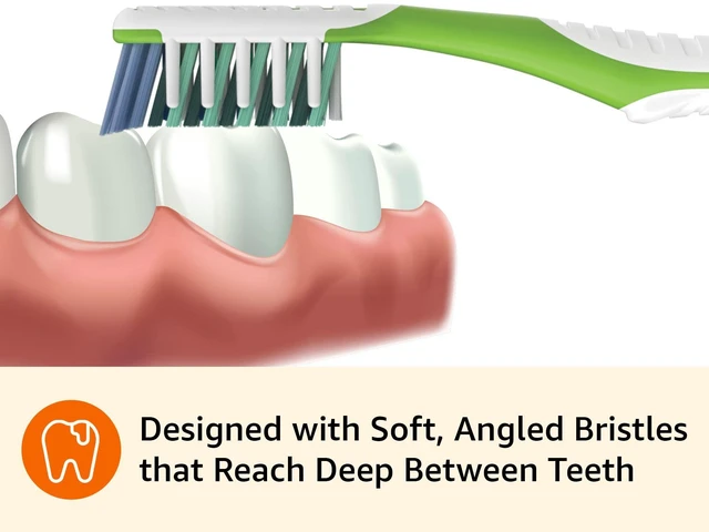 Alt view image 4 of 6 - MultiPro Toothbrushes with Angled Bristles, Soft, 4 Count, Pack of 1