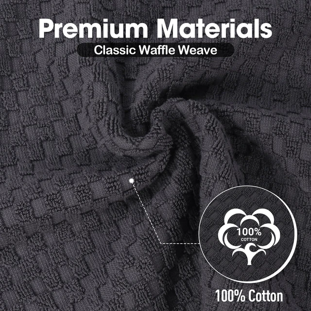 Alt view image 3 of 7 - 100% Cotton Wash Cloth, 12x12 Inch, 6 Pack, 6 Colors | Highly Absorbent, Soft Feel Fingertip Towels, Machine Washable, For Bathroom, Gym, Hotel, Spa and Kitchen