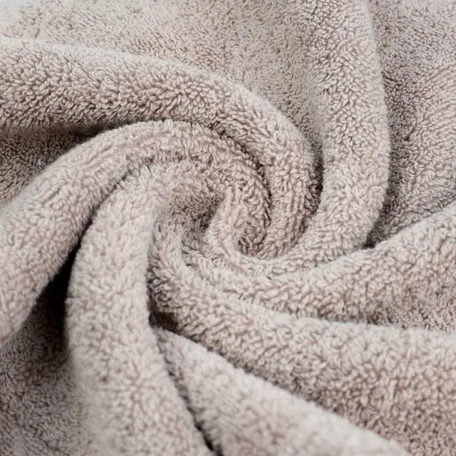Alt view image 5 of 6 - 100% Cotton Hand Towels for Bathroom Set of 2, Highly Absorbent | Ultra Soft and Quick-Drying Face Towels, Guest Bathroom Use, 13 x 28 Inch (Khaki)