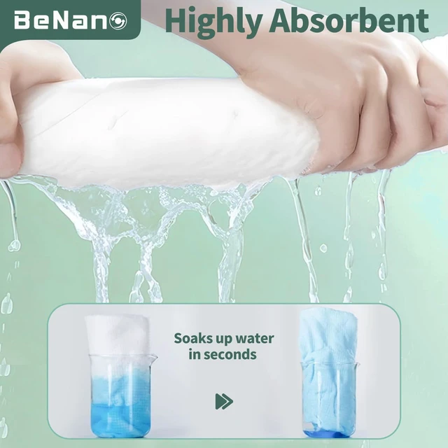 Alt view image 4 of 5 - 55 in x 27.5 in Disposable Bath Towels | Ready to Use, 4 Pack | Sanitary, disposable bath towels. 100% USDA Biobased. Elevate experience in salons, hotels, massage, camping and travel