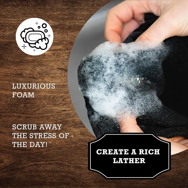 Alt view image 5 of 7 - Terry Wash Cloths for Face and Body, Dual-Sided Cleansing and Exfoliating Washcloths, Machine Wash, Black, 3 Count