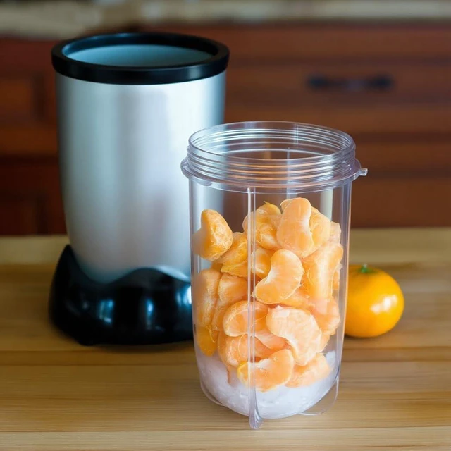 Alt view image 6 of 7 - 2 Pack 16oz Replacement Cups for Magic Bullet 250W Blender | Food Grade Plastic Blender Cups, Fits 250W Magic Bullet MB1001 Series, Ideal for Fitness Shakes, Smoothies, & Daily Meal Prep