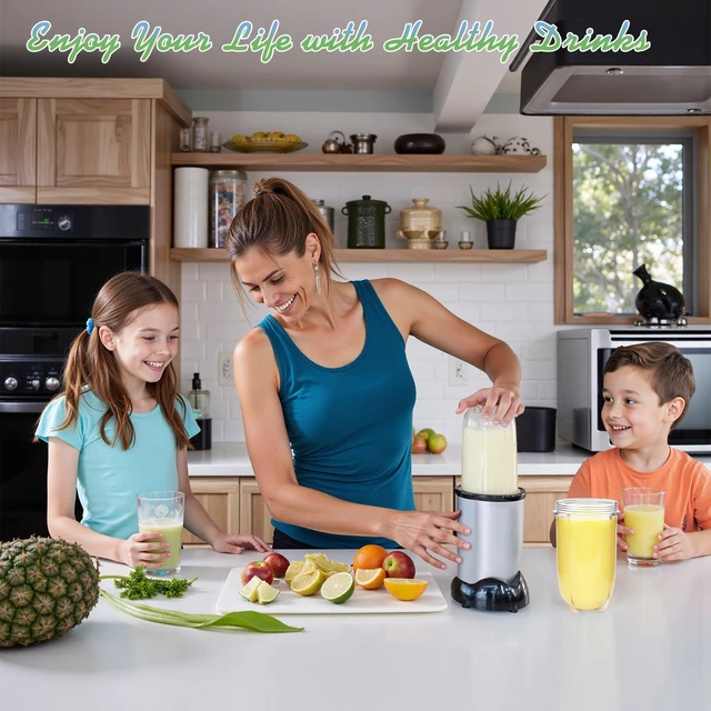 Alt view image 7 of 7 - 2 Pack 16oz Replacement Cups for Magic Bullet 250W Blender | Food Grade Plastic Blender Cups, Fits 250W Magic Bullet MB1001 Series, Ideal for Fitness Shakes, Smoothies, & Daily Meal Prep