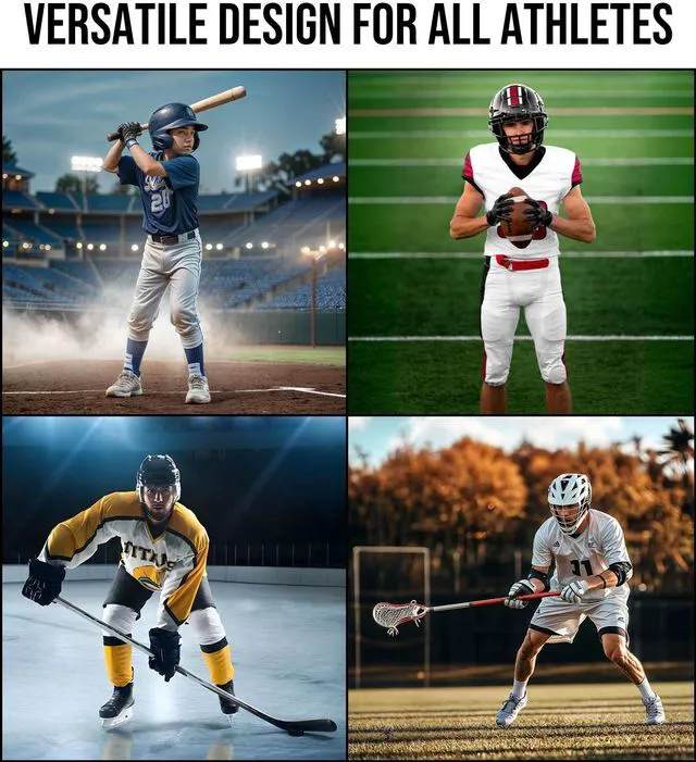 Alt view image 6 of 7 - Lightweight Athletic Cup Mens & Boys (S, White/Blue Camo) | Protective Groin Sports Cup, Baseball Cup Youth Boys for T-ball, Football, Lacrosse, Hockey & MMA