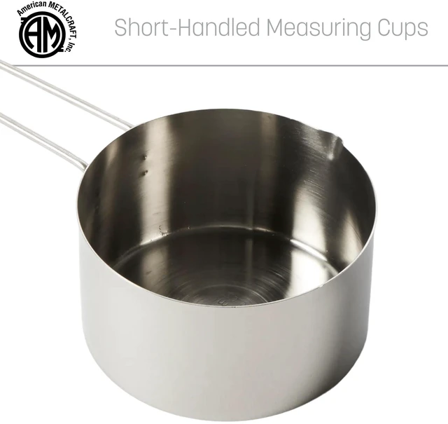 Alt view image 5 of 6 - MCW125 Stainless Steel Measuring Cup, Wire Handle, 1 1/4-Inch Cup