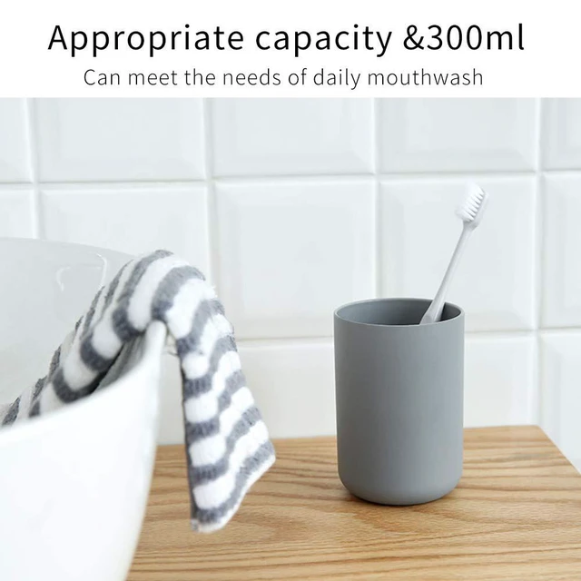 Alt view image 3 of 6 - Plastic Tumblers Plastic Water Tumbler Reusable Drinkware Glasses Unbreakable Dishwasher Safe Drink Cup Set of 2 Assorted Colors(Grey&White)