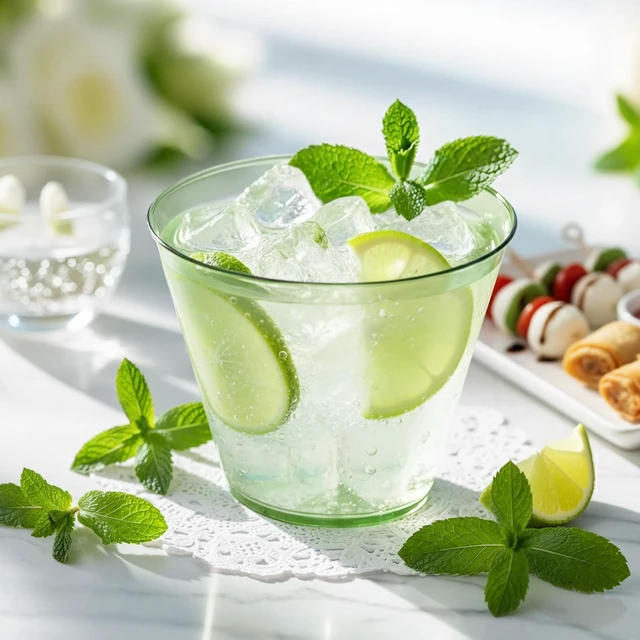 Alt view image 7 of 7 - 9 OZ Green Disposable Plastic Cups Cocktail Cup 50 Pack | Fancy Cocktail Cup,Stemless Wine Glass,Wedding Wine Glasses,Graduation Birthday,Party Essentials