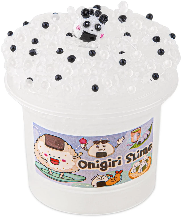 Main image of Onigiri Rice Bead Slime - Stretchy & Non-Sticky Crunchy Slime Party Favors for Kids