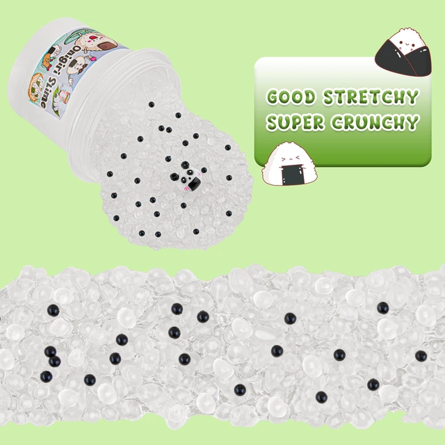 Alt view image 3 of 4 - Onigiri Rice Bead Slime - Stretchy & Non-Sticky Crunchy Slime Party Favors for Kids