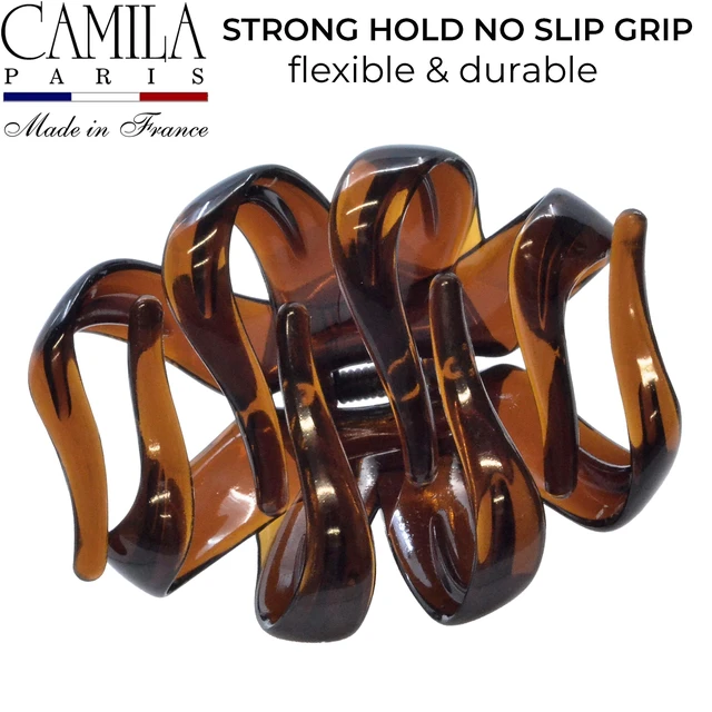 Alt view image 7 of 7 - Paris AD716 Octopus Hair Clips 3.5" Large Claw Clips for Thick Hair | Girl Octopus Claw Clip for Women, Jaw Hair Clip for Women, Made in France