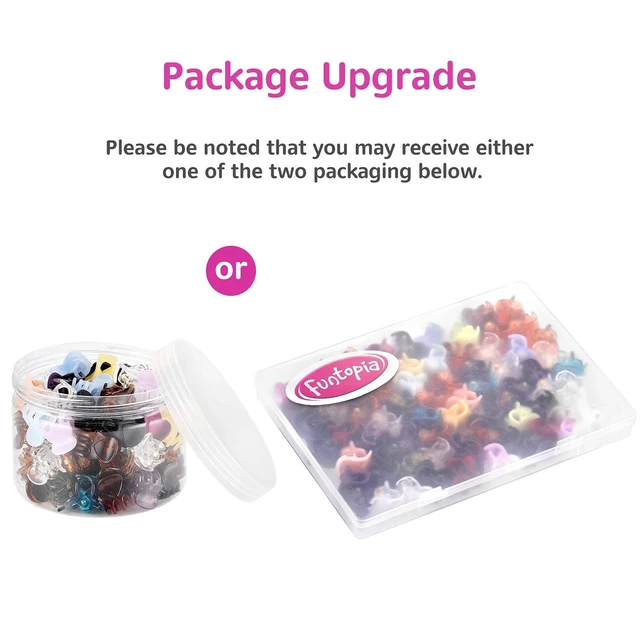 Alt view image 6 of 6 - Mini Hair Claw Clips for Girls and Women, Funtopia 72 Pcs Small Hair Clips | Plastic Hair Clip Pins Clamps Non Slip Tiny Jaw Clips for Bangs and Styling (20 Colors, 0.6 Inch / 1.5 cm)